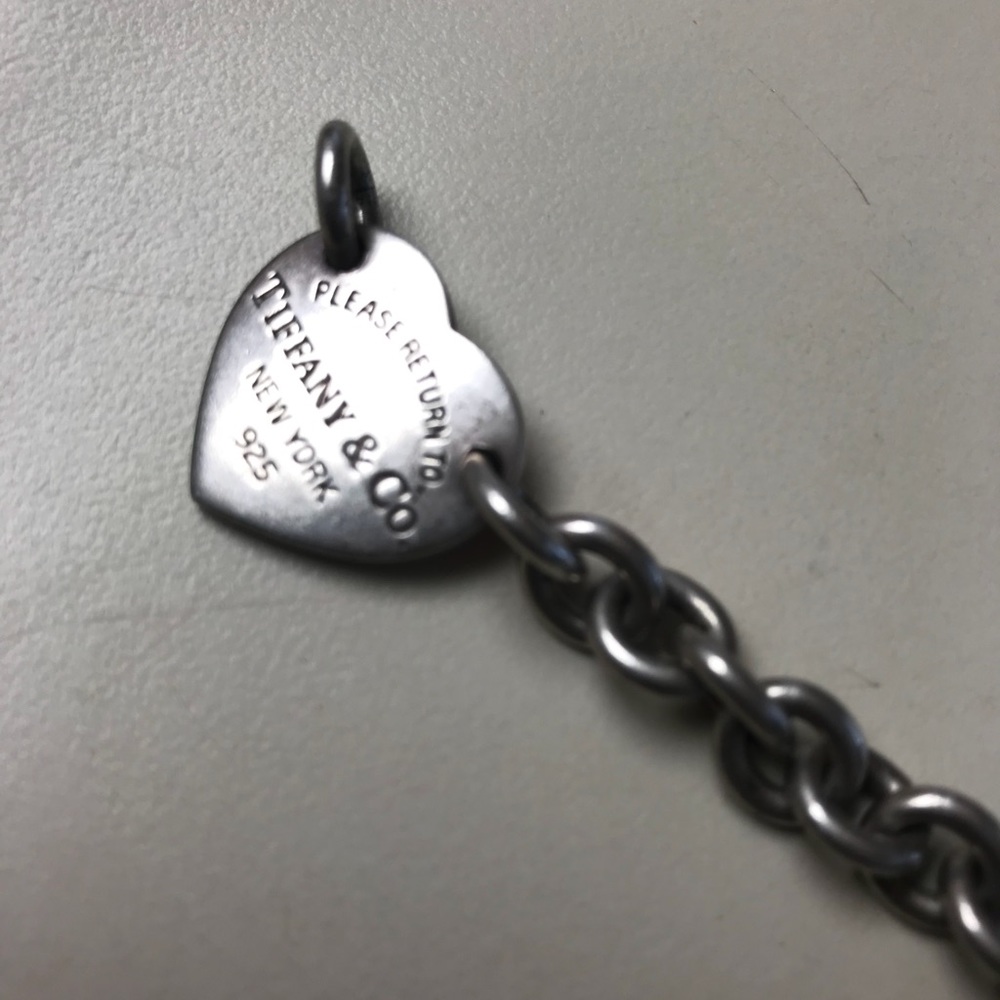 Authentic Tiffany Heart Chain Choker/Necklace